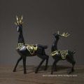 High quality desktop decoration fiberglass resin deer statue